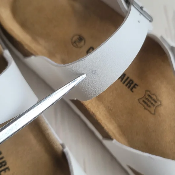 Cushionaire Luna Cork Footbed Women's Slip-On Slides Strap Sandals Sz 7.5M - Picture 13 of 16